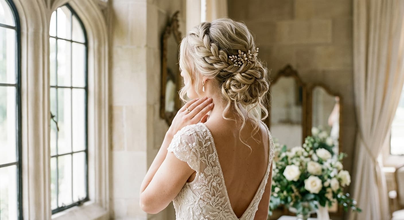 The bridal set — Soft, pinned, unfussy