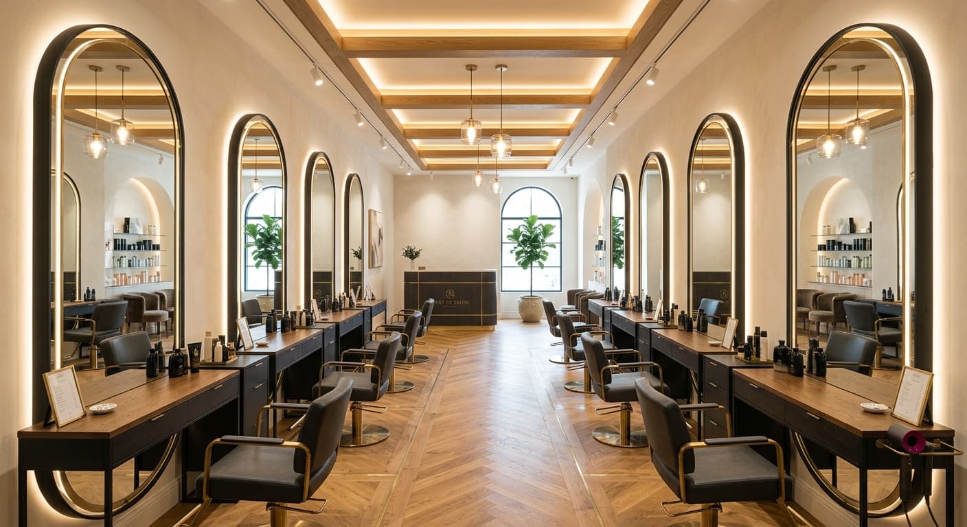 Inside the HAAR salon